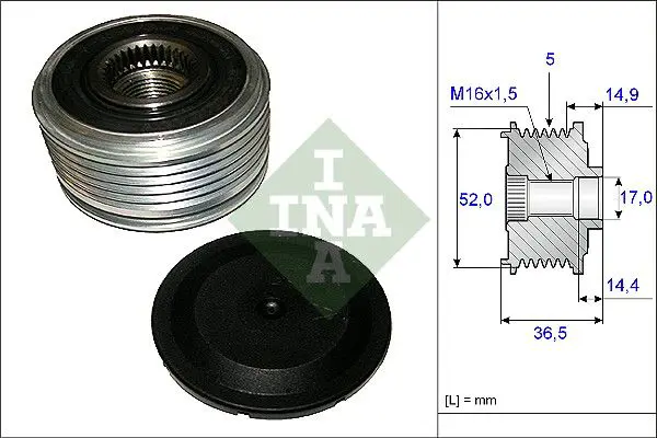 Ina 535012910 Шкив генератора MERCEDES-BENZ: