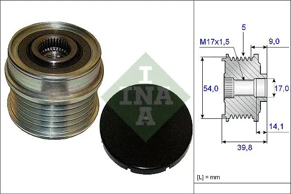Ina 535017110 Муфта св. хода