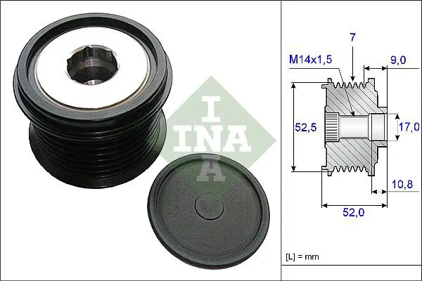 535 0209 10 Шкив генератора TOYOTA CAMRY