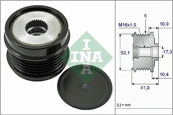 Ina 535027210 Шкив генератора MB 1.6i-2.0i A