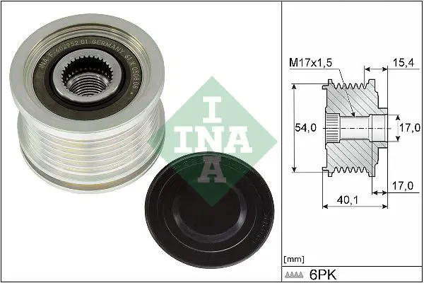 Ina 535031710 Шкив генератора