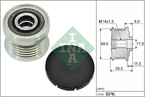 Ina 535036110 535036110 Шкив генератора