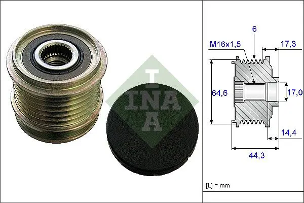 Ina 535013010 Шкив генератора