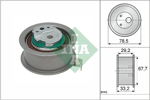 INA 531092710 Ролик натяжной ремня ГРМ