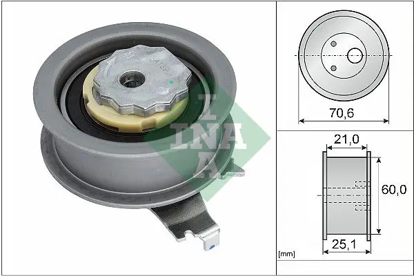 INA 531094010 Ролик натяжной VAG