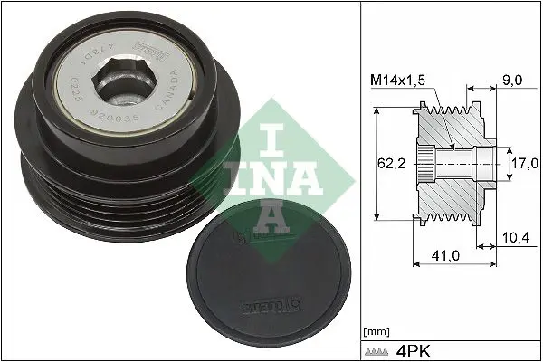535 0338 10 ШКИВ ГЕНЕРАТОРА