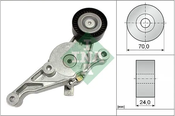 Ina 534015110 Натяжитель ремня приводного VW