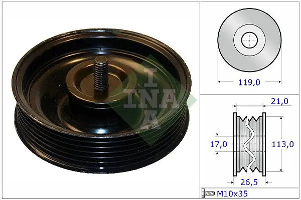 INA 532069510 Ролик опорный SANTA FE 2,2CRDI