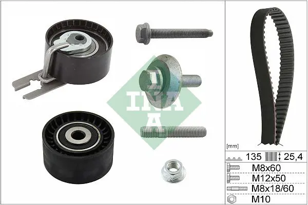 INA 530036910 комплект ремня ГРМ