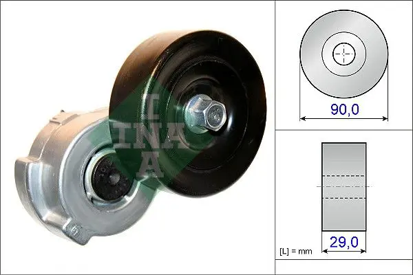 INA 534042110 натяжитель ремня