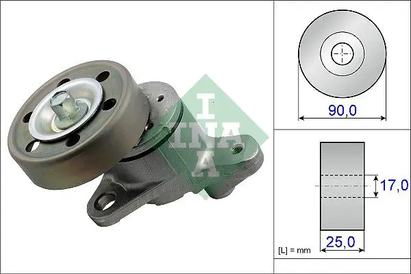INA 534043710 Натяжная планка