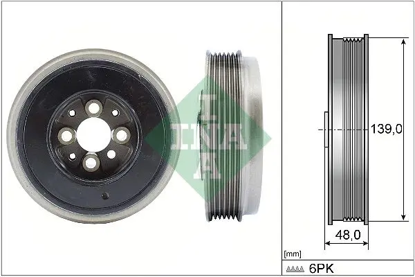 INA 544006510 Ременный шкив