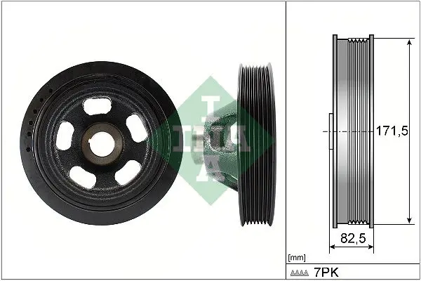 INA 544014410 Шкив коленвала MERCEDES-BENZ:
