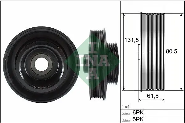 544 0141 10 Шкив коленвала