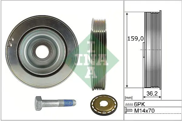 INA 544017321 ШКИВ КОЛЕНВАЛА