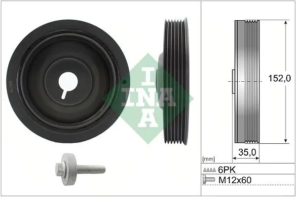 INA 544005420 Комплект ременных шкивов,