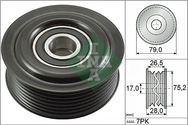 INA 532060910 Паразитный ведущий ролик,