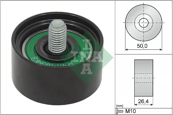 INA 532087510 Ролик натяжной Kia 1,0