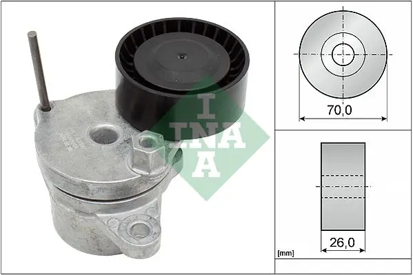 INA 534064910 Натяжная планка, поликлиновой