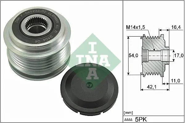 535 0286 10 Шкив генератора