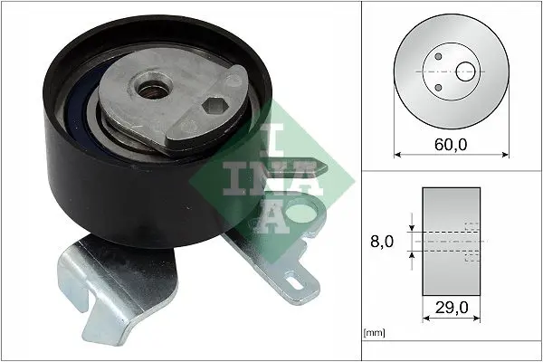 INA 531075510 Ролик
