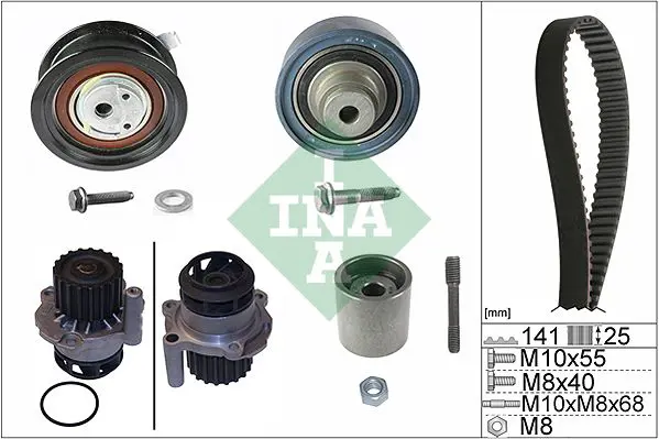 INA 530036130 РЕМКОМПЛЕКТ РЕМНЯ ГРМ +