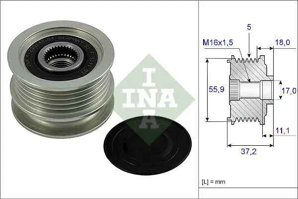 INA 535001810 Шкив генератора