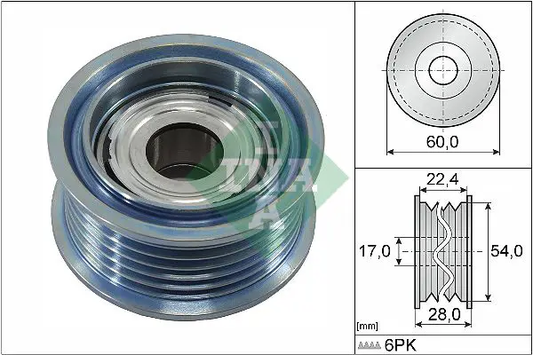 INA 532090010 Ролик (ДЛЯ ЕВРОПЕЙСКОГО РЫНКА)