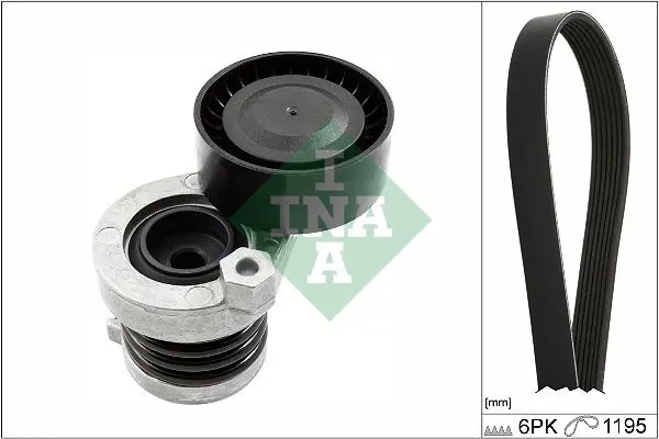 INA 529033910 Комплект ремня поликлинового