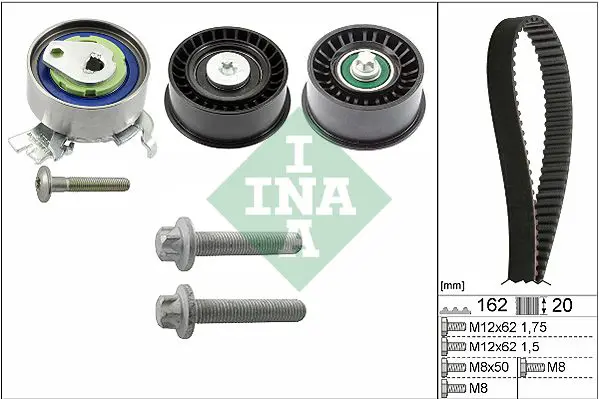 Ina 530044110 Комплект ГРМ OPEL ASTRA G, H,
