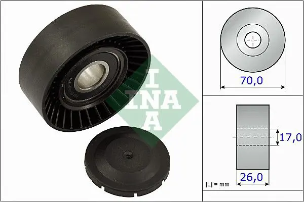 INA 531089110 Ролик натяжной TOYOTA COROLLA