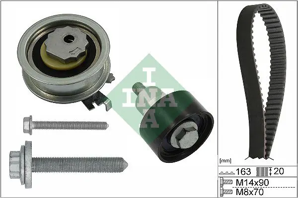 Ina 530059211 Комплект ГРМ VAG 1.0-1.6 11-
