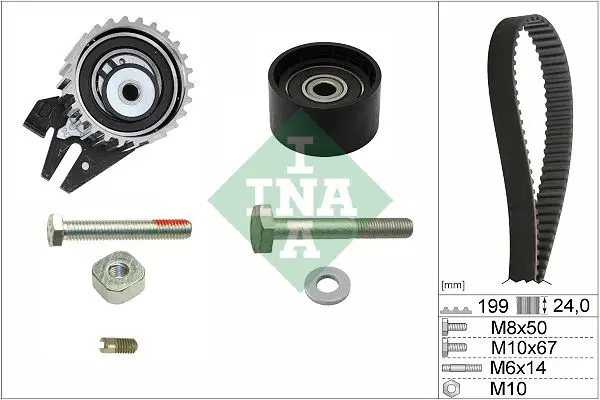 Ina 530056210 Комплект ГРМ ALFA ROMEO: 159