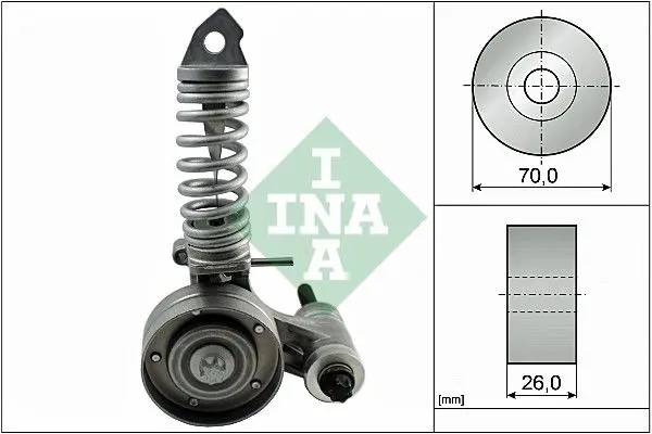 Ina 533008530 ролик натяжной с механ.