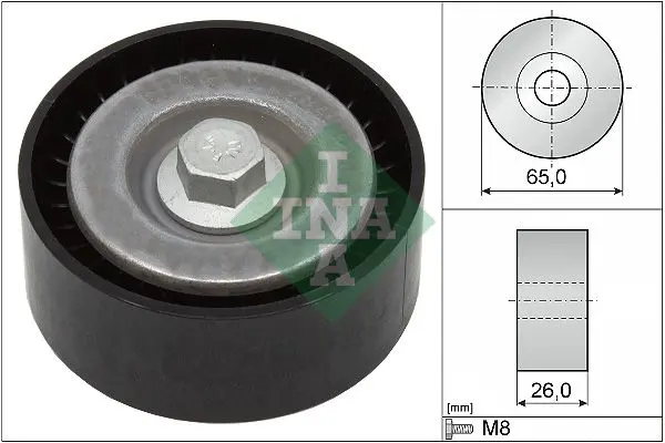 Ina 532062110 Ролик руч.ремня OPEL ASTRA