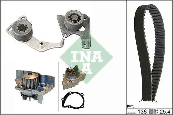 INA 530009631 Комплект водяного насоса /