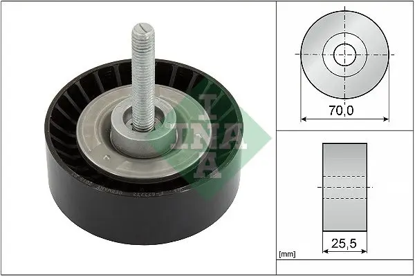 Ina 532065210 Ролик обводной FORD MONDEO
