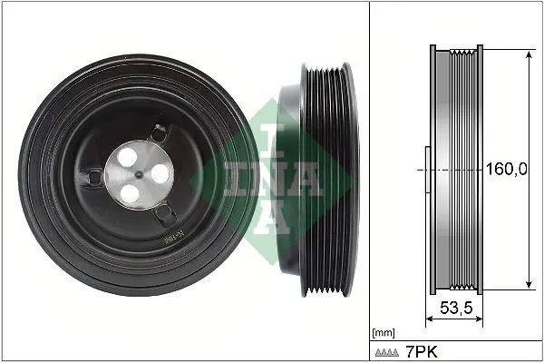 INA 544013210 ШКИВ КОЛЕНВАЛА