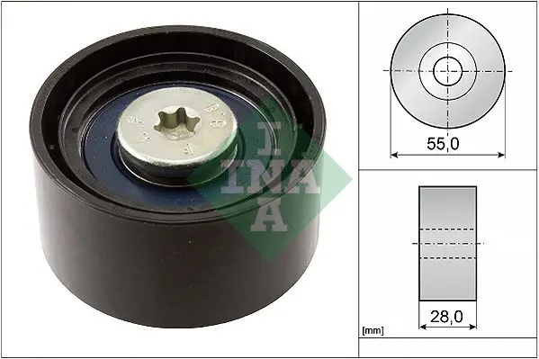 Ina 532055610 Ролик обводной BMW 1 E87, 3