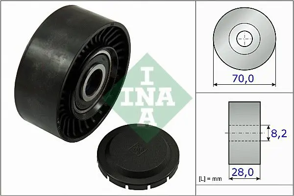 Ina 532046810 Ролик обводной VW TRANSPORTER