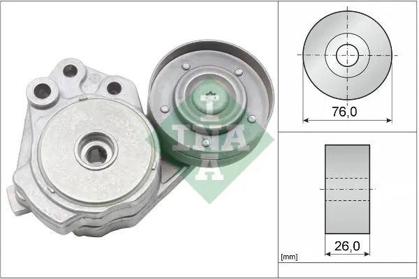 Ina 534037410 Ролик приводного ремня Audi VW