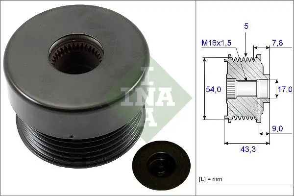 INA 535017210 Механизм свободного хода