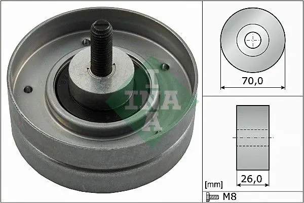 Ina 532052410 Ролик обводной MINI COOPER S