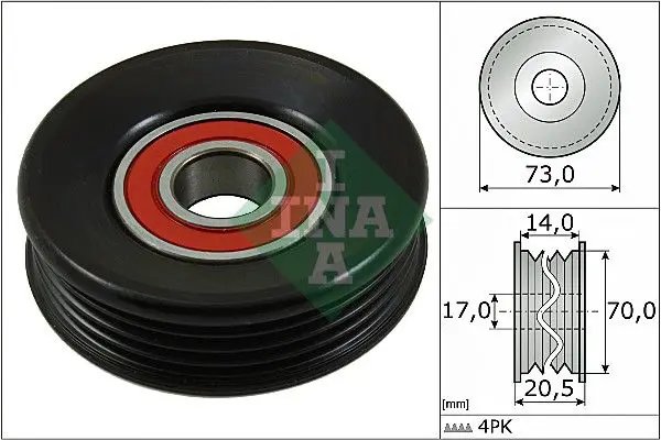 Ina 531085310 Натяжной ролик