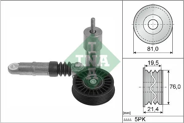 Ina 534001410 Натяжитель поликлинового ремня
