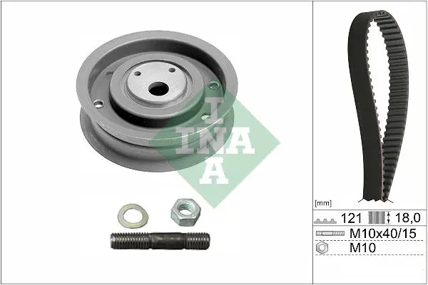 Ina 530016210 Комплект ремня ГРМ AUDI