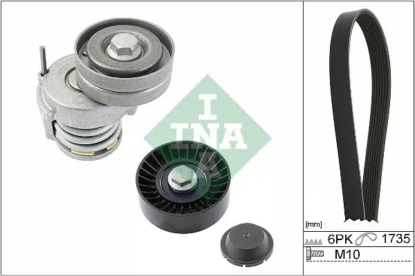 INA 529050510 Поликлиновой ременный комплект