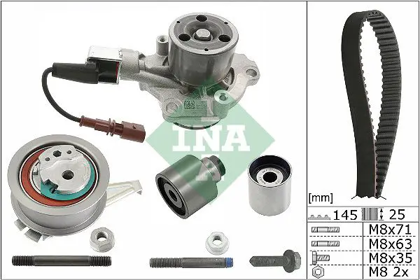 INA 530069930 Комплект ремня ГРМ