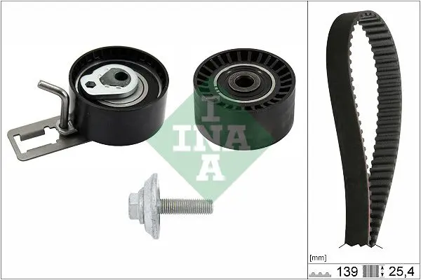 INA 530057710 Комплект ГРМ FORD: FIESTA VI