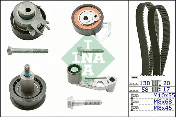Ina 530036010 Ременный комплект